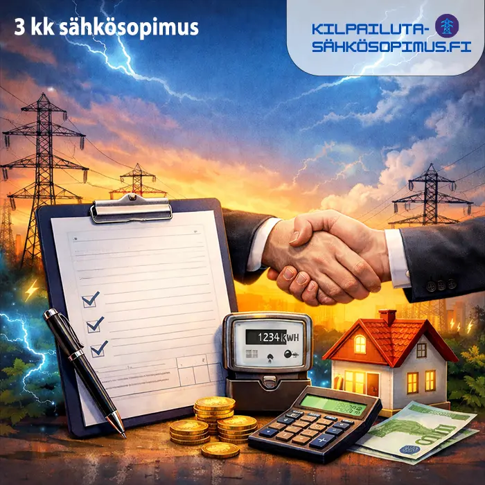 3 kk sähkösopimus